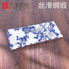 Load image into Gallery viewer, Yoga eye pillow Flaxseed eye pillow To black rim of the eye patch Meditation yoga eye mask Sedative meditation