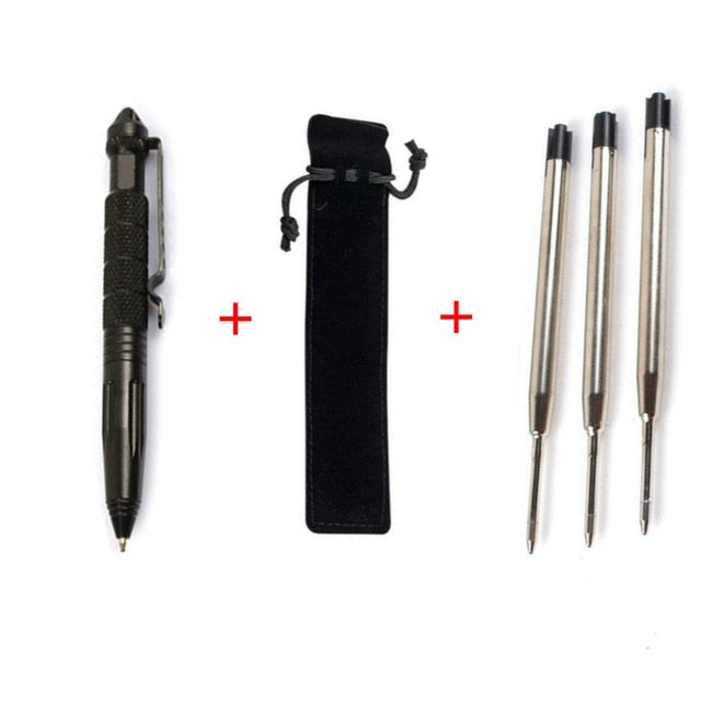 High Quality defence personal Tactical Pen Self Defense Pen Tool Multipurpose Aviation Aluminum Anti-skid Portable