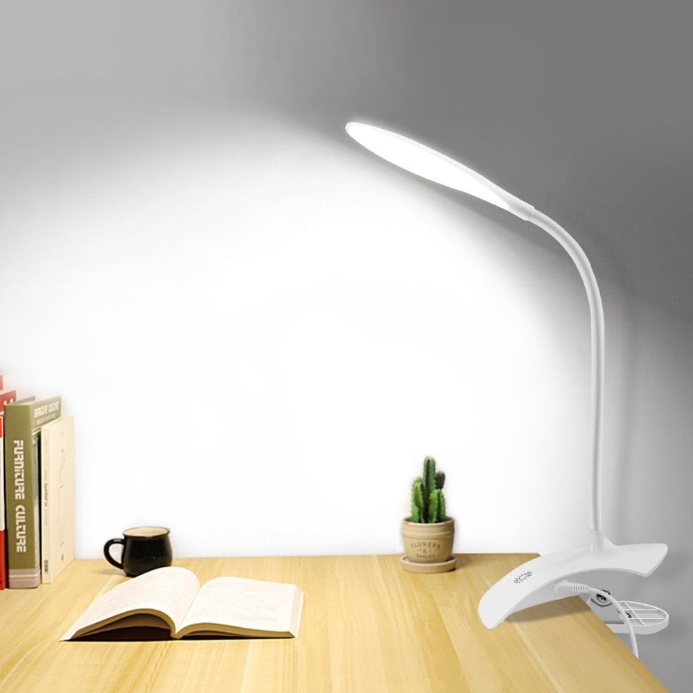 Touch 3 Modes Desk lamp USB led Table Lamp bedside Table lamp with Clip Bed Reading book Night Light LED Desk lamp