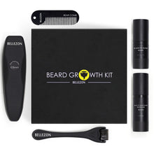 Load image into Gallery viewer, 8pcs/set Men Beard Kit Barba Grooming Beard Set Beard Oil Moisturizing Wax Blam Comb Essence Styling Scissors Hair Men Beard Set