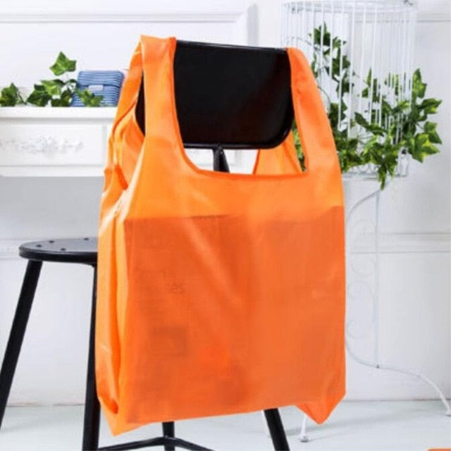 eTya New Fashion Waterproof Shopping Bag Portable Folding Creative Reusable Foldable Shopping Bag Eco Tote Market Grocery Bag