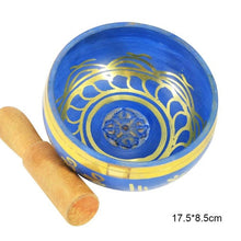 Load image into Gallery viewer, Handmade Nepalese Tibetan Buddha Singing Bowl Set with Mallet for Meditation Chakra Healing Prayer Yoga Home Decor