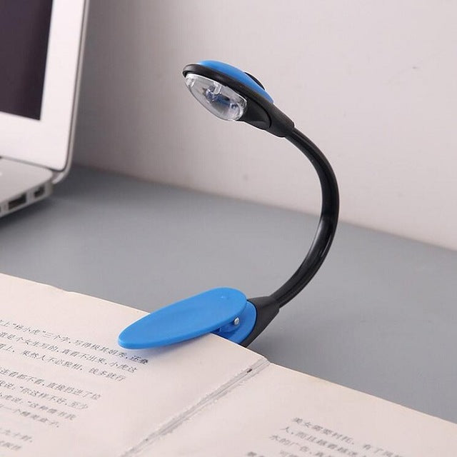 Flexible Reading LED Light Book Light Clip-on Beside Bed Table Desk Lamp Mini LED book light music light reading lamp book lamp