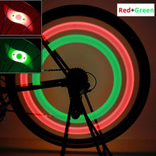 Load image into Gallery viewer, Waterproof bicycle spoke light 3 lighting mode LED bike wheel light easy to install bicycle safety warning light With Battery