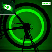 Load image into Gallery viewer, Waterproof bicycle spoke light 3 lighting mode LED bike wheel light easy to install bicycle safety warning light With Battery