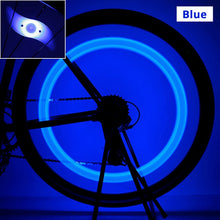 Load image into Gallery viewer, Waterproof bicycle spoke light 3 lighting mode LED bike wheel light easy to install bicycle safety warning light With Battery