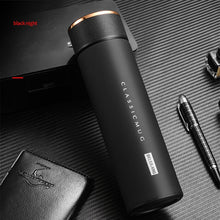 Load image into Gallery viewer, Insulate Thermos tea mug with Strainer mug Temperature Display Coffee cup Stainless steel thermal bottle Vacuum flask with lid