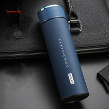 Load image into Gallery viewer, Insulate Thermos tea mug with Strainer mug Temperature Display Coffee cup Stainless steel thermal bottle Vacuum flask with lid
