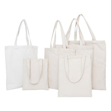 Load image into Gallery viewer, GAWBE Unisex Handbags Custom Canvas Tote Bag Print Text Your Design Grocery Daily Use Reusable Cotton Travel Casual Shopping Bag