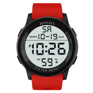 Luxury Sports Watch Men Analog Digital Military Sport Watches  LED Waterproof Wristwatch Gift For Men 2019 Relogio Masculino F4