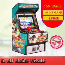 Load image into Gallery viewer, Best popular 16 bit mini arcade mini retro console handheld portable classic game console handheld player with 156 games