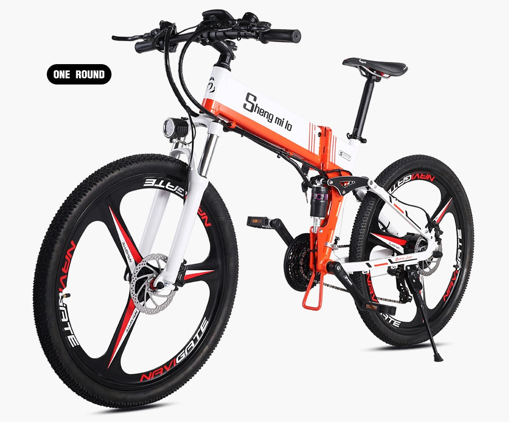 New Electric Bike 21 Speed 10AH 48V 350W 110KM Built-in Lithium battery E bike electric 26" Off road Electric bicycle Folding