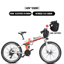 Load image into Gallery viewer, New Electric Bike 21 Speed 10AH 48V 350W 110KM Built-in Lithium battery E bike electric 26&quot; Off road Electric bicycle Folding