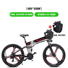 Load image into Gallery viewer, New Electric Bike 21 Speed 10AH 48V 350W 110KM Built-in Lithium battery E bike electric 26&quot; Off road Electric bicycle Folding