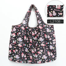 Load image into Gallery viewer, Fashion Printing Foldable Eco-Friendly Shopping Bag Tote Folding Pouch Handbags Convenient Large-capacity for Travel Grocery Bag