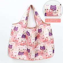 Load image into Gallery viewer, Fashion Printing Foldable Eco-Friendly Shopping Bag Tote Folding Pouch Handbags Convenient Large-capacity for Travel Grocery Bag