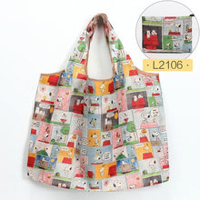 Load image into Gallery viewer, Fashion Printing Foldable Eco-Friendly Shopping Bag Tote Folding Pouch Handbags Convenient Large-capacity for Travel Grocery Bag