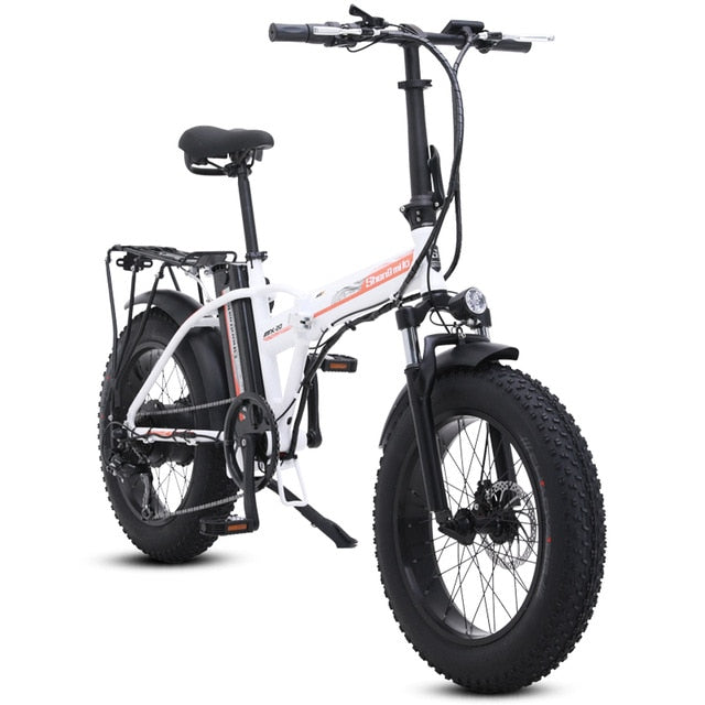 Electric bike 4.0 fat tire electric bikeebike beach cruiser bike Booster bicycle folding electric bike electric bike 48v ebike