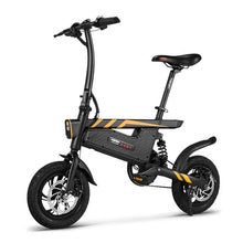 Load image into Gallery viewer, E-Bike 12 Inch Folding Power Assist Eletric Bicycle 250W Motor Brakes Bicycle Foldable Foot Pedal Electric Bike Outdoor Cycling