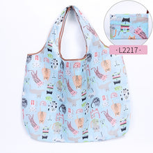 Load image into Gallery viewer, Fashion Printing Foldable Eco-Friendly Shopping Bag Tote Folding Pouch Handbags Convenient Large-capacity for Travel Grocery Bag