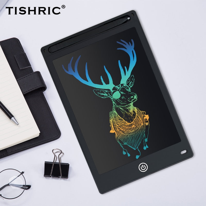 TISHRIC 8.5 inch LCD Writing Tablet for Drawing Digital Erasable Drawing Tablet/Pad/Board For Kids Electronic Graphics Tablet LCD/Screen With Pen Battery