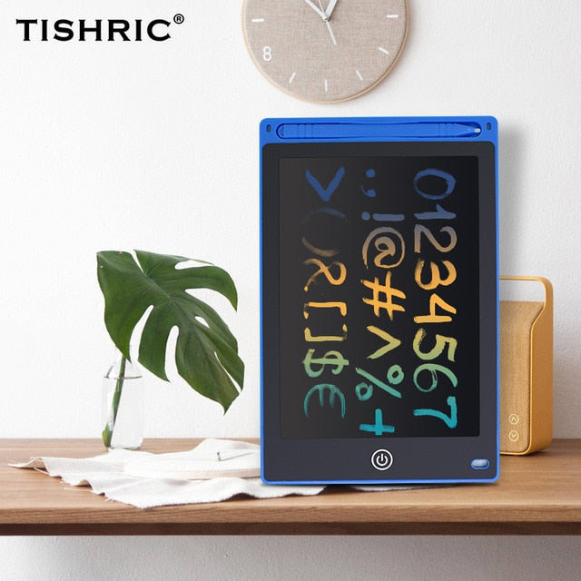 TISHRIC 8.5 inch LCD Writing Tablet for Drawing Digital Erasable Drawing Tablet/Pad/Board For Kids Electronic Graphics Tablet LCD/Screen With Pen Battery