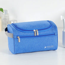 Load image into Gallery viewer, UOSC Men Hanging Cosmetic Bag Business Makeup Case Women Travel Make Up Zipper Organizer Storage Pouch Toiletry Wash Bath Kit