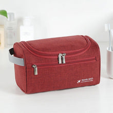 Load image into Gallery viewer, UOSC Men Hanging Cosmetic Bag Business Makeup Case Women Travel Make Up Zipper Organizer Storage Pouch Toiletry Wash Bath Kit