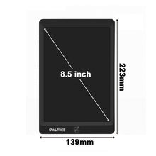 Load image into Gallery viewer, LCD Writing Tablet 10 inch Digital Drawing Electronic Handwriting Pad Message Graphics Board Kids 8.5inch Writing Board