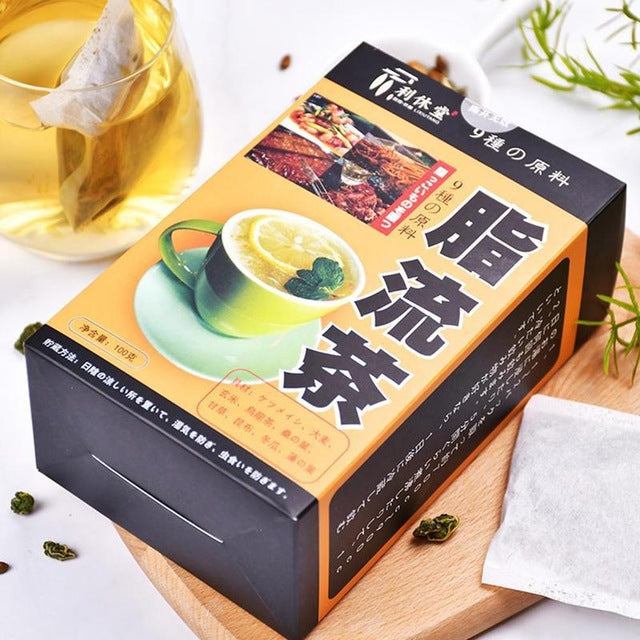 25packs 150g Slimming Chinese Green Herbal Burn Fat Diet Weight Detox Loss Drink Weight Losing Slimming Healthy