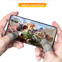 Load image into Gallery viewer, Upgrad Mobile Phone Finger Pubg Sweat Gaming Gloves Touch Screen Thumb Sleeve for Fortnite Gatillos Breathable Finger Controller