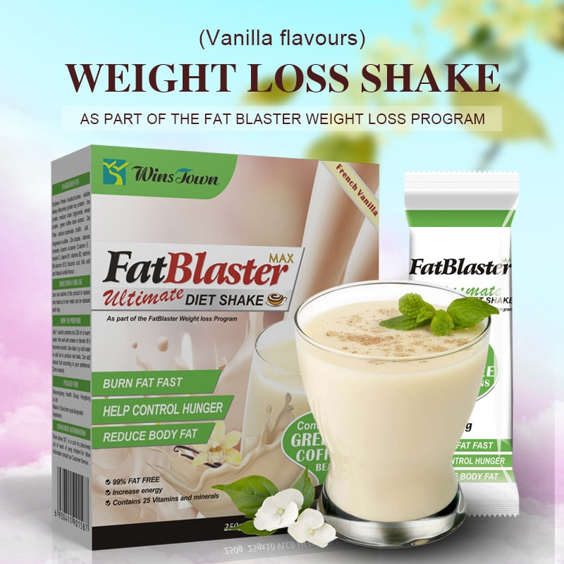 Vanilla Flavours Fat Blaster Diet Shake Milk Shake DETOX Flat Tummy Tea fat blaster shake for weight loss and slimming