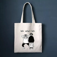 Load image into Gallery viewer, 2019 Ladies Handbags Cloth Canvas Tote Bag Cotton Shopping Travel Women Eco Reusable Shoulder Shopper Bags bolsas de tela