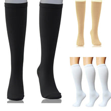 Load image into Gallery viewer, Compression Socks Support Stockings Travel Flight Socks (15-20 mmHg)  Boosts Circulation Socks for men women relax foot
