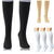 Compression Socks Support Stockings Travel Flight Socks (15-20 mmHg)  Boosts Circulation Socks for men women relax foot