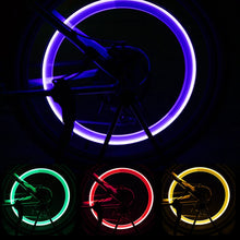 Load image into Gallery viewer, Bicycle Valve Lights Wheel Spokes Tire LED Light with Batteries Tyre Tire Valve Caps Cycling Lantern Lamp MTB Bike Accessories