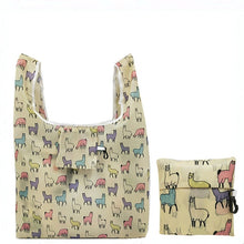 Load image into Gallery viewer, eTya Foldable Recycle Shopping Bag Women Travel Shoulder Grocery Bags Eco Reusable Floral Fruit Vegetable Storage Tote Handbag
