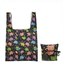 Load image into Gallery viewer, eTya Foldable Recycle Shopping Bag Women Travel Shoulder Grocery Bags Eco Reusable Floral Fruit Vegetable Storage Tote Handbag