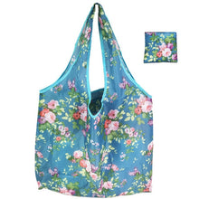 Load image into Gallery viewer, eTya Foldable Recycle Shopping Bag Women Travel Shoulder Grocery Bags Eco Reusable Floral Fruit Vegetable Storage Tote Handbag