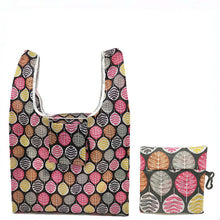 Load image into Gallery viewer, eTya Foldable Recycle Shopping Bag Women Travel Shoulder Grocery Bags Eco Reusable Floral Fruit Vegetable Storage Tote Handbag
