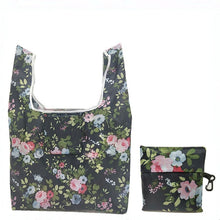 Load image into Gallery viewer, eTya Foldable Recycle Shopping Bag Women Travel Shoulder Grocery Bags Eco Reusable Floral Fruit Vegetable Storage Tote Handbag
