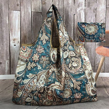 Load image into Gallery viewer, Big Size Thick Magic style Nylon Large Tote ECO Reusable Polyester Portable Shoulder Handbag Folding Pouch Shopping Bag Foldable