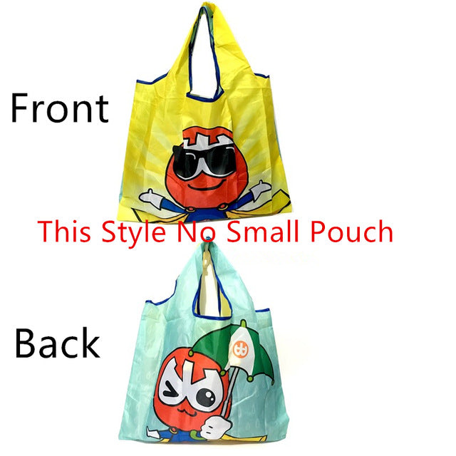 Big Size Thick Magic style Nylon Large Tote ECO Reusable Polyester Portable Shoulder Handbag Folding Pouch Shopping Bag Foldable