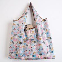 Load image into Gallery viewer, Big Size Thick Magic style Nylon Large Tote ECO Reusable Polyester Portable Shoulder Handbag Folding Pouch Shopping Bag Foldable