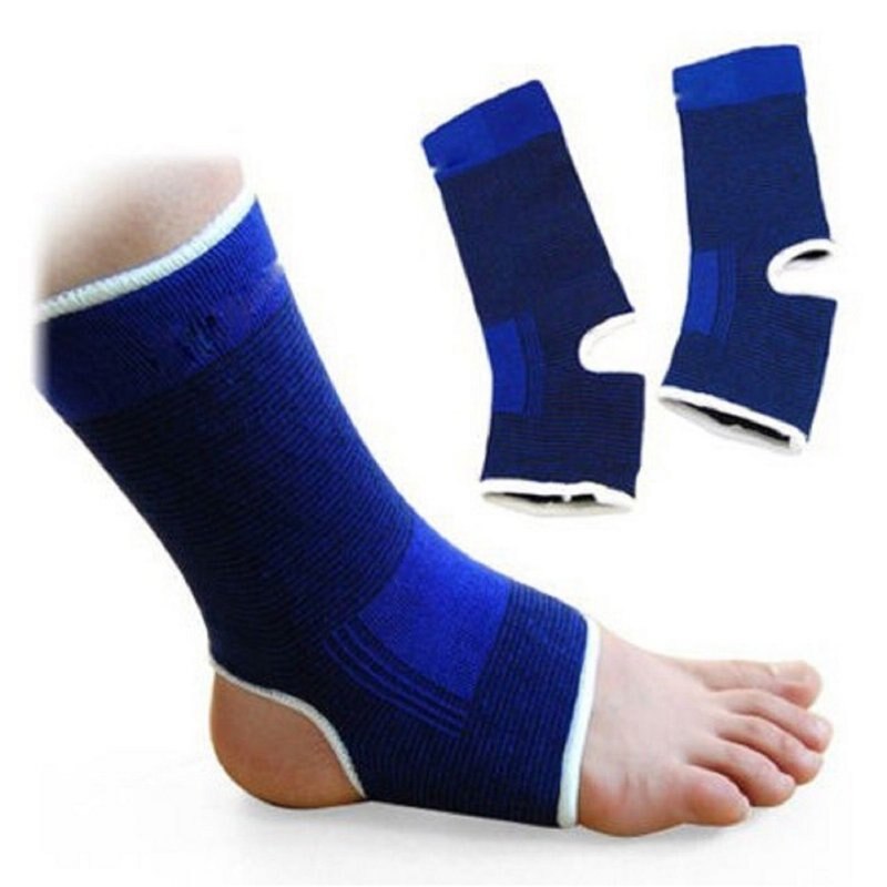 Professinal Foot Ankle Elastic Compression Wrap Sleeve Bandage Brace Support Protection Men Women