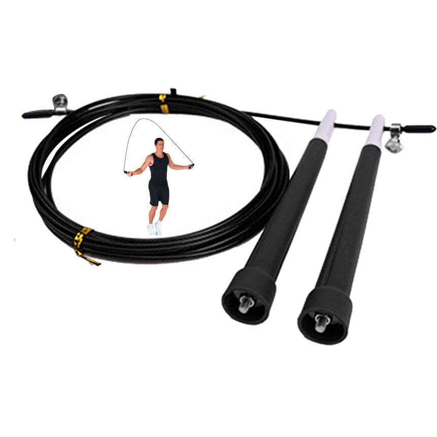 Fast Speed Jump Rope - Blazing Fast Jumping Ropes - Endurance Workout for Boxing, Martial Arts or Just Staying Fit