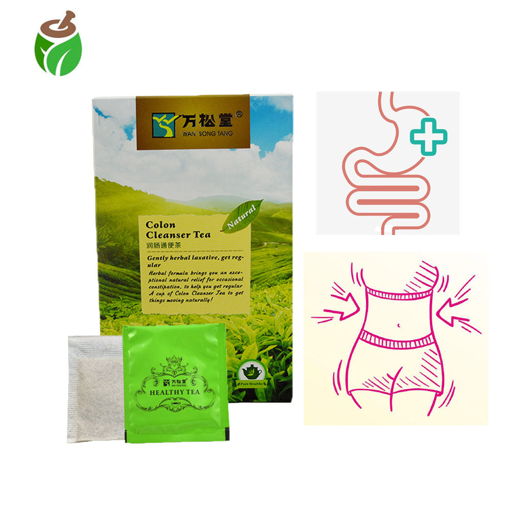 40 pcs/2 Packs Colon Cleanser Tea Chinese Natural Healthy Care Tea Clean up intestinal for Body Diet Tea Bowel cleansing