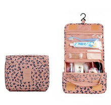 Load image into Gallery viewer, Travel Waterproof Portable Women Cosmetic Organizer Pouch Hanging Wash Bags  Man Toiletry Bag Cute Makeup Neceser Sac Maquillage