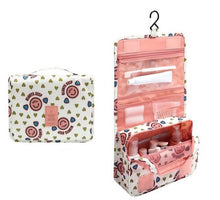 Load image into Gallery viewer, Travel Waterproof Portable Women Cosmetic Organizer Pouch Hanging Wash Bags  Man Toiletry Bag Cute Makeup Neceser Sac Maquillage