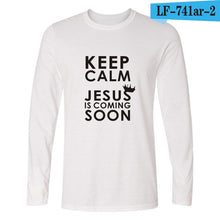 Load image into Gallery viewer, I Love Jesus Christian Long Sleeve T Shirt Men Funny Black Fashion Tshirt Men Brand Casual High Quality Tee Shirt Men Cotton 4XL
